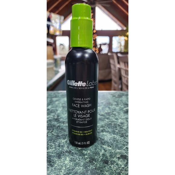 Gillette Other - Gillette Labs Men's Face Wash Gentle Rapid, Vitamin B3, Cleanser